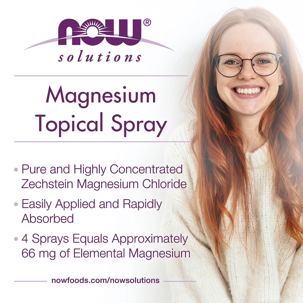 NOW Solutions Magnesium Topical Spray packaging