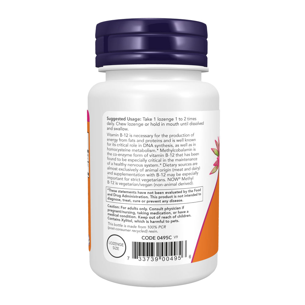 Graphic showing methylcobalamin 1000 mcg ingredients