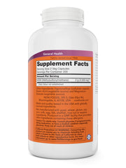 Close-up of MSM 1000 mg capsules in bottle