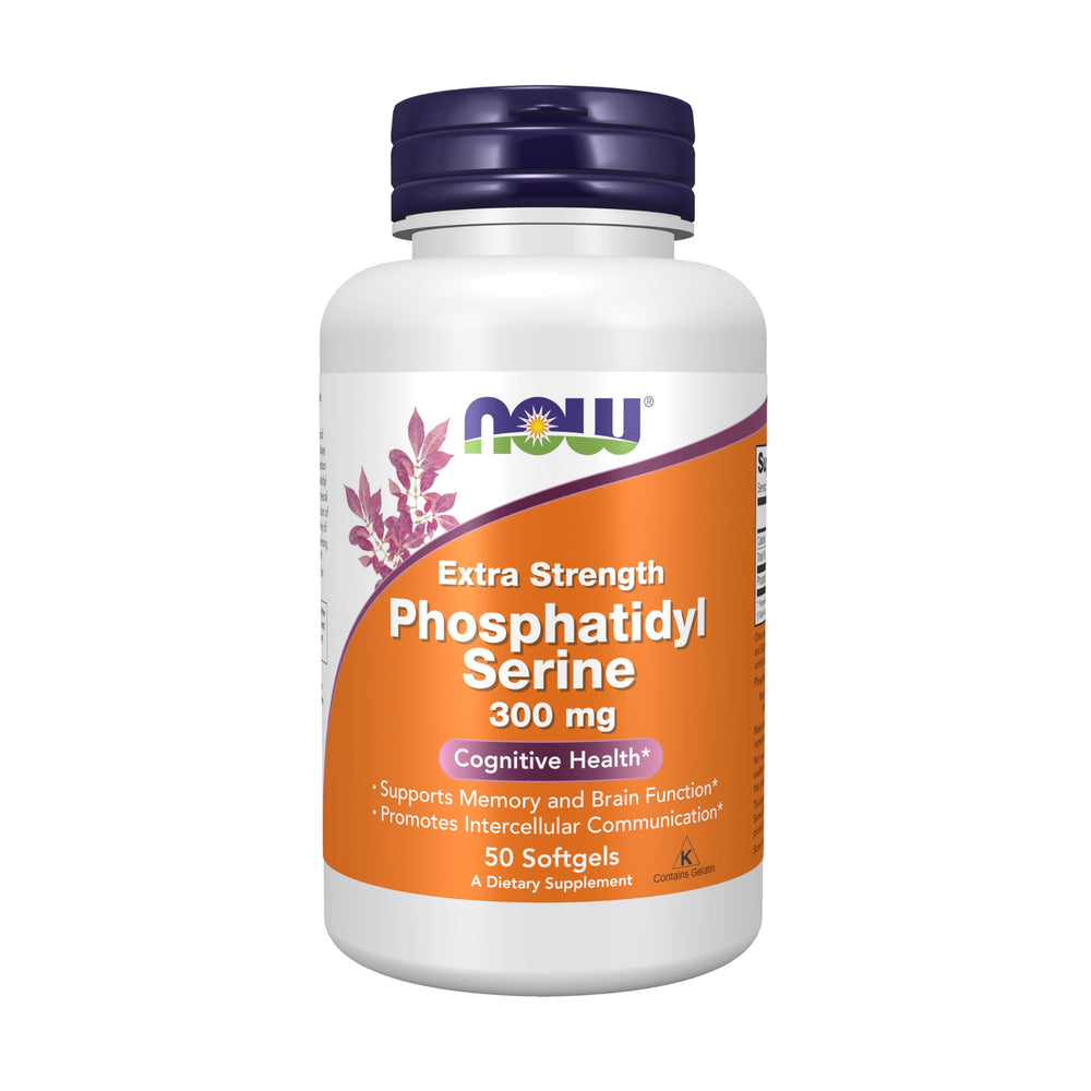 NOW Phosphatidyl Serine 300 mg softgels front view