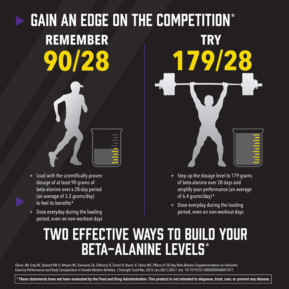 NOW Sports Beta-Alanine bottle with label and capsules