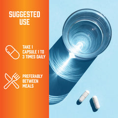 Vegetarian capsule filled with L-Glutamine