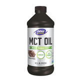 NOW Sports Nutrition MCT Oil Chocolate Mocha 16 oz bottle