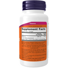 Close-up of natural vitamin E d-alpha tocopherol from non-GMO sunflower oil