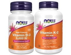 Now Vitamin D-3 5000 IU 240 softgels bottle image