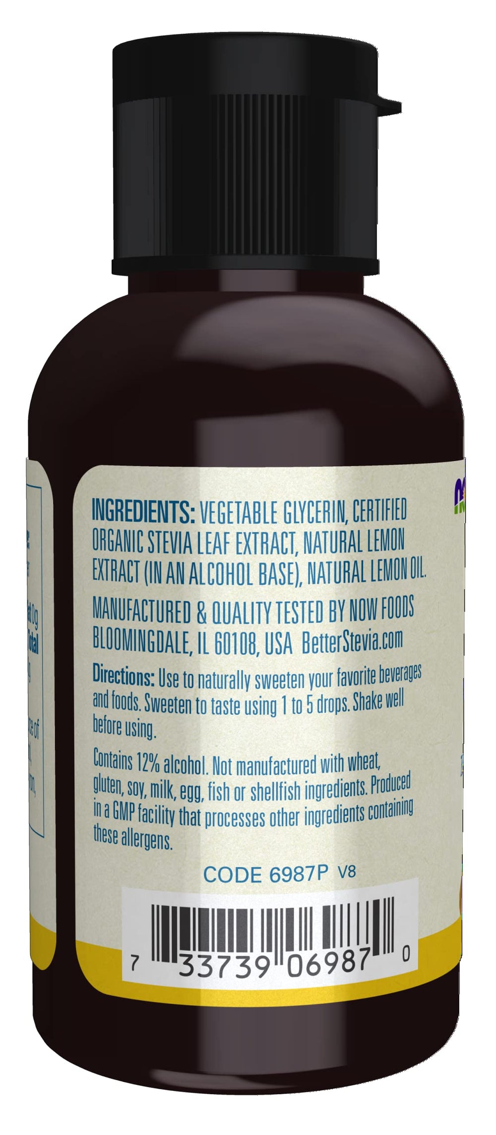 BetterStevia Lemon Twist liquid sweetener packaging