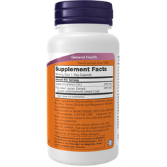 Close-up of I3C 200 mg with Flax Lignan Extract capsules