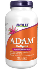NOW Foods Adam Superior Men's Multi bottle packaging for daily wellness