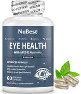 NuBest AREDS2 Eye Vitamins bottle on white background