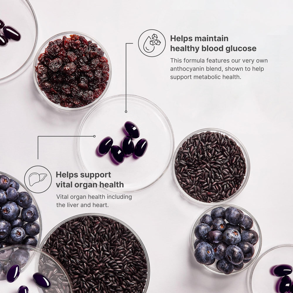 Nutrient-rich black rice used in the formula