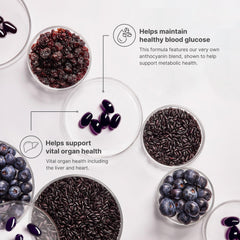 Nutrient-rich black rice used in the formula