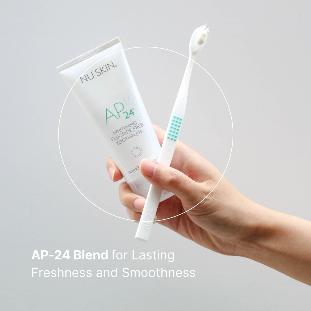 Removing surface stains with AP24 toothpaste