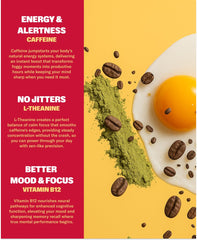 NuStrips caffeine L-Theanine visual highlights balanced energy and smoother focus.