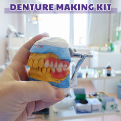 Denture storage boxes bundled with the kit