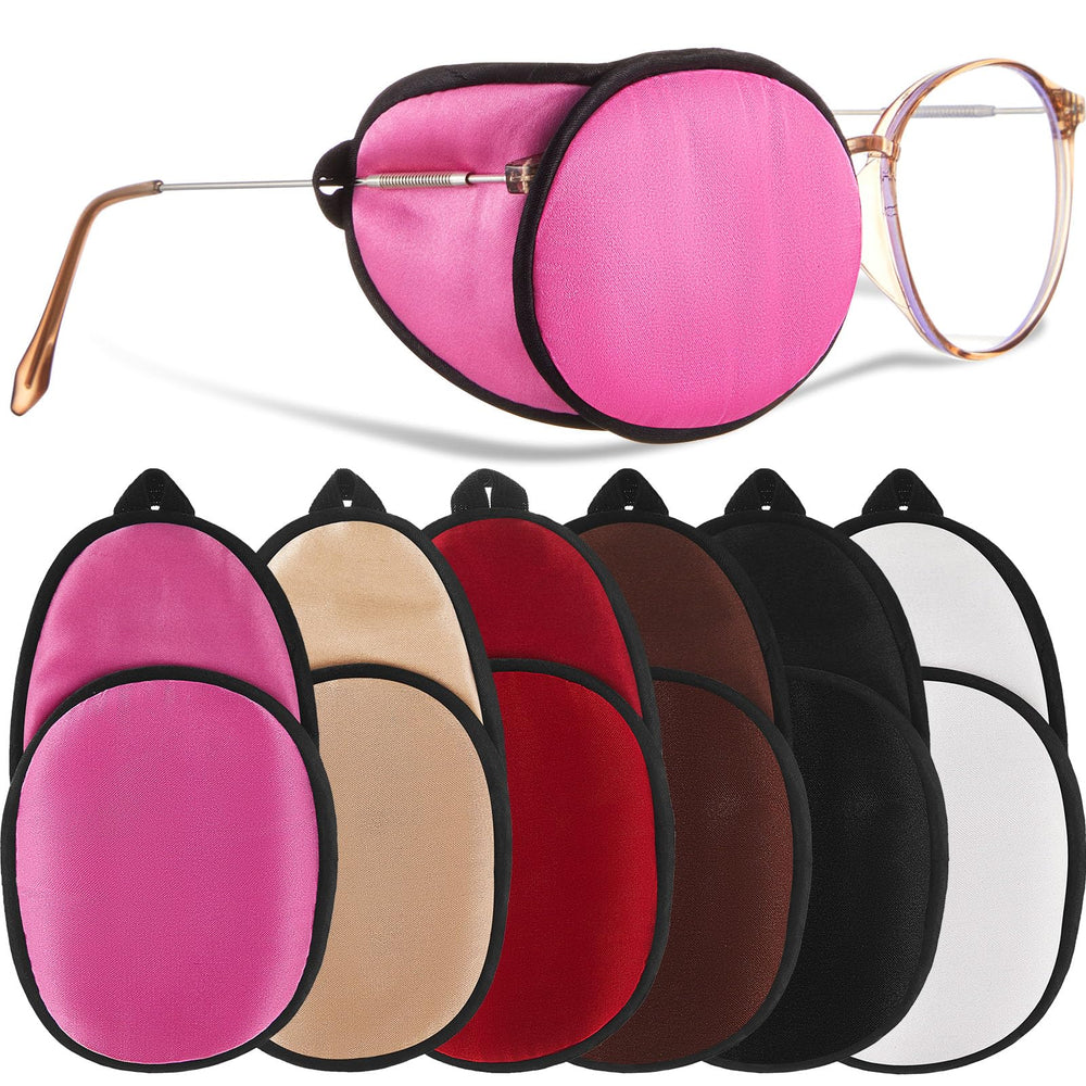 Nuanchu silk eye patches 6pcs set - close-up of one eye patch