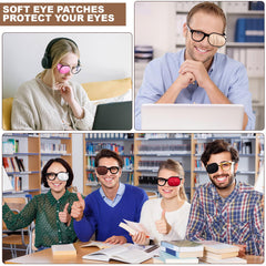 Nuanchu 6pcs silk eye patches packaging and overview