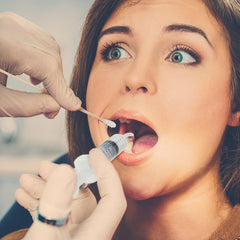 Compact travel friendly Nuanchu tonsil stone removal set packaging