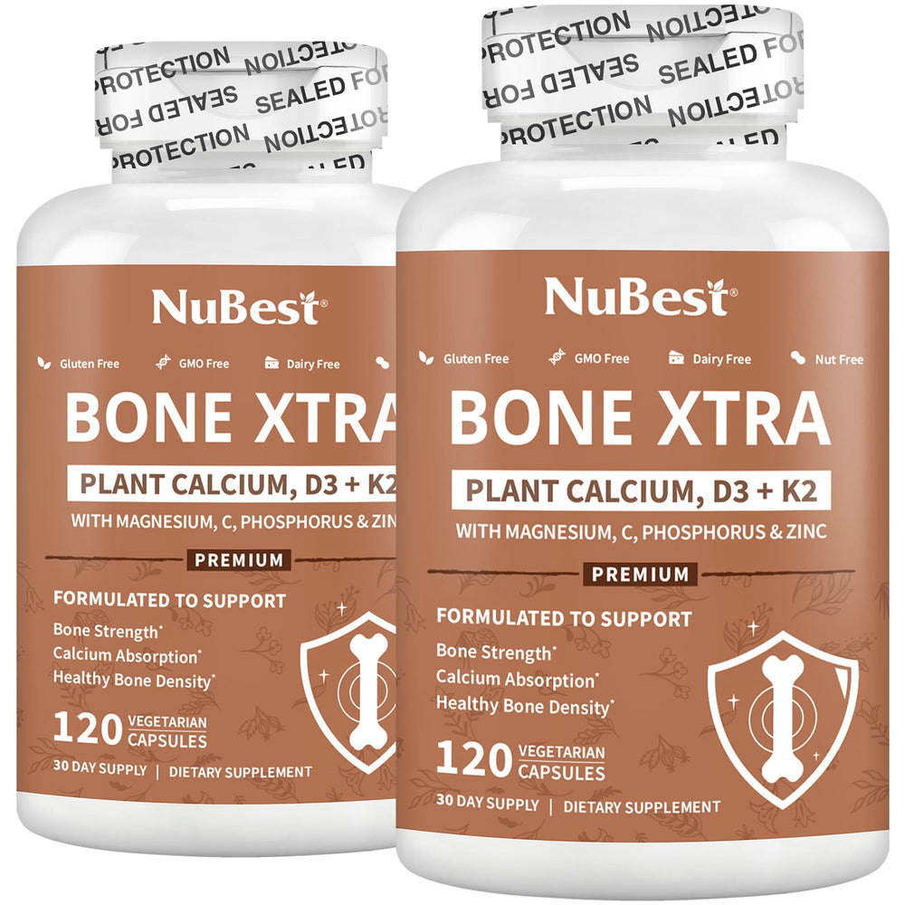 NuBest Bone Xtra bottle label on front