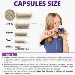 Calcium and collagen for bone development in NuBest Tall