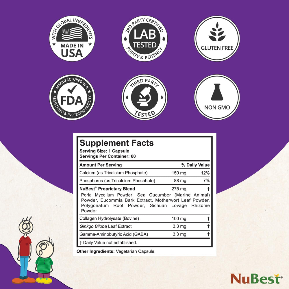Immunity support herbs and nutrients in NuBest Tall