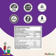Immunity support herbs and nutrients in NuBest Tall