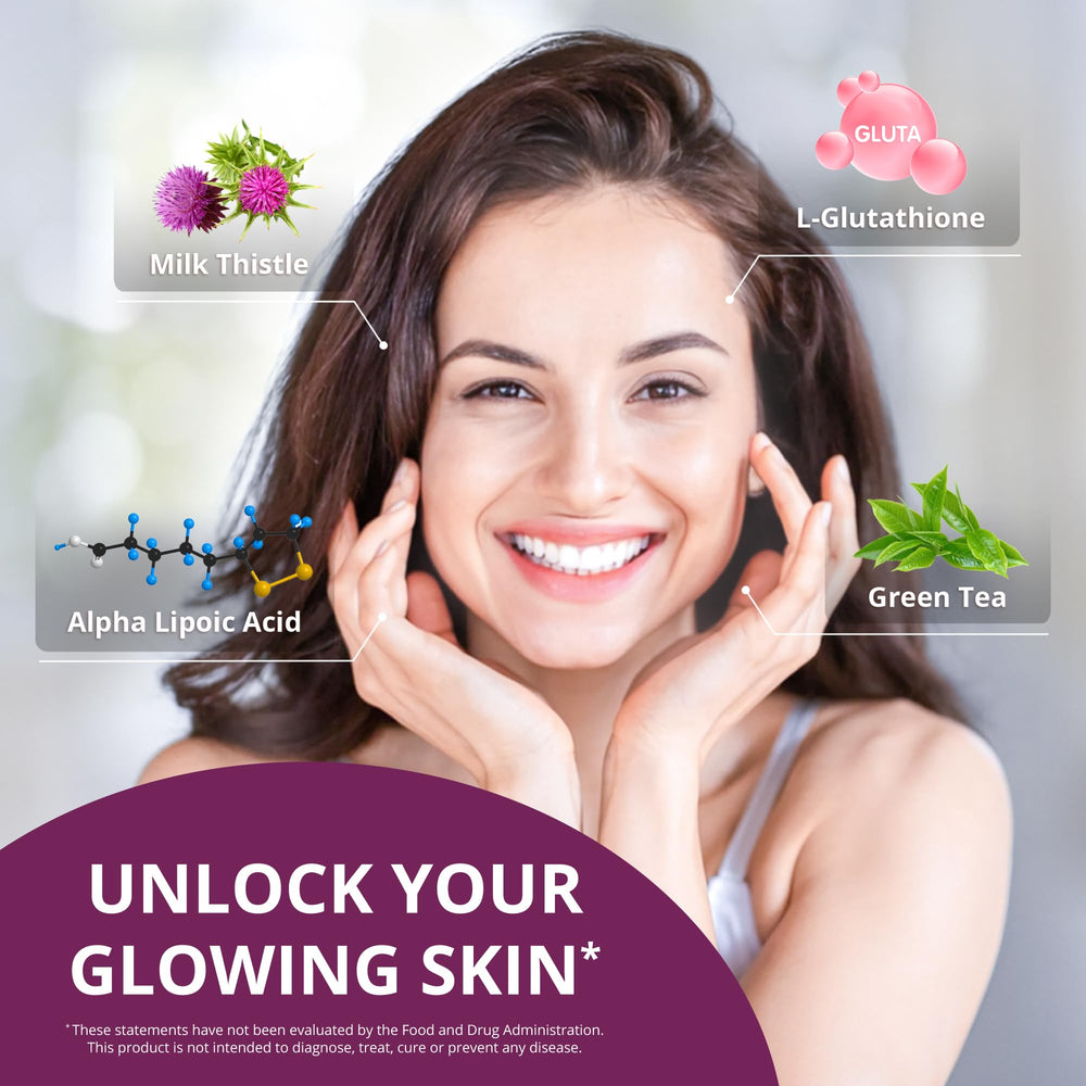 Skin health and radiant glow concept