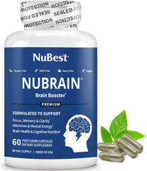 NuBrain Booster bottle and label