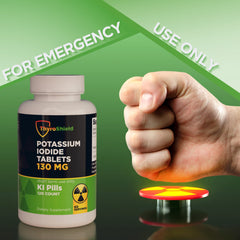 Nuclear emergency iodine tablets for thyroid protection and preparedness.