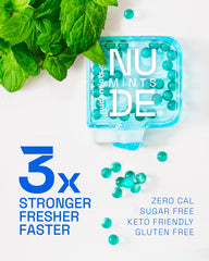 NUDE MINTS packaging side angle