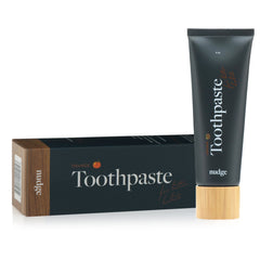 Full packaging and tube layout for Nudge Orange Toothpaste