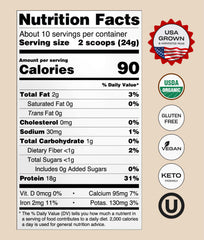NUFYX Heavenly Protein Powder scoop illustrates easy mixing for quick shakes.