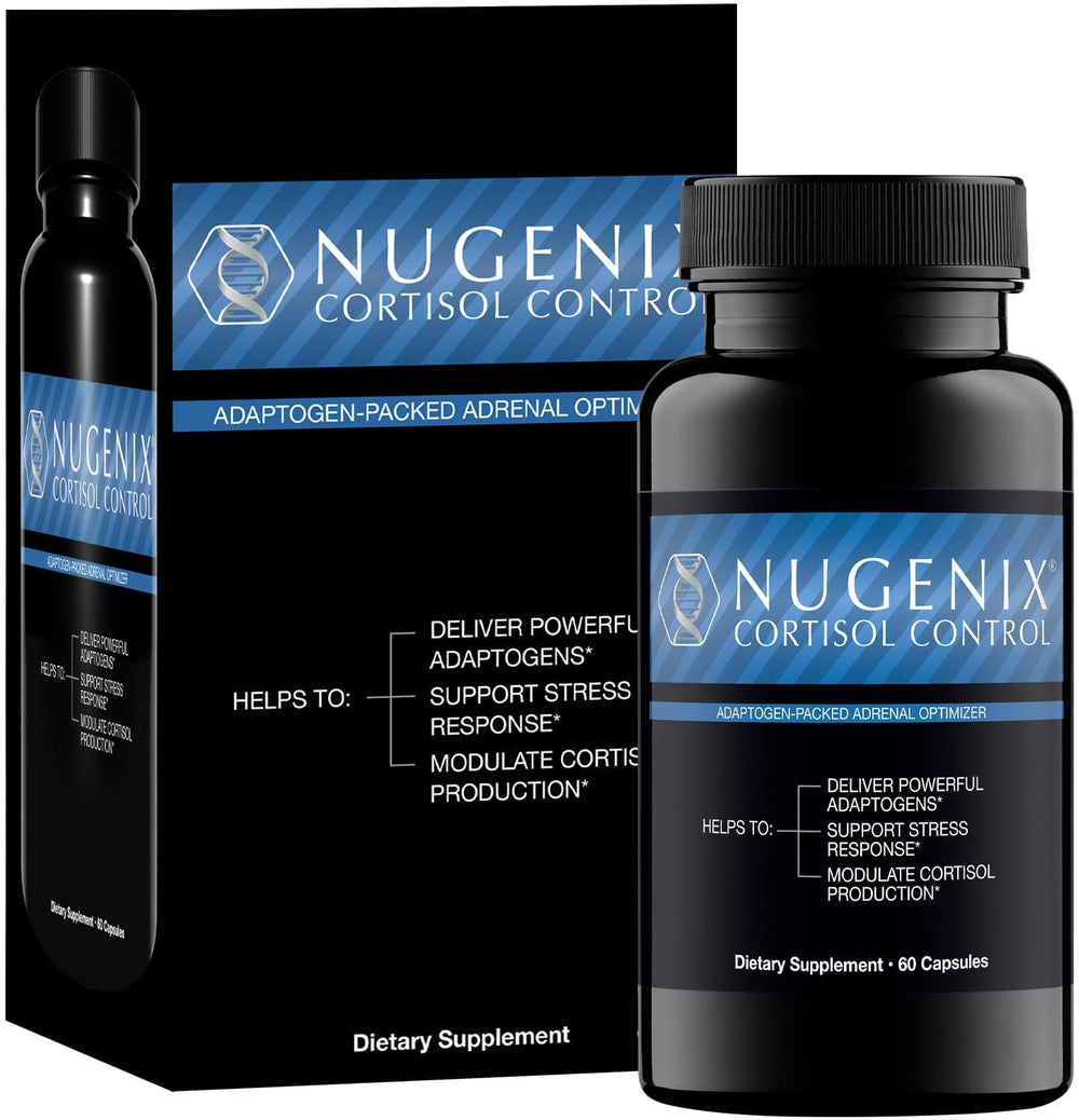 Nugenix Cortisol Control capsules displayed