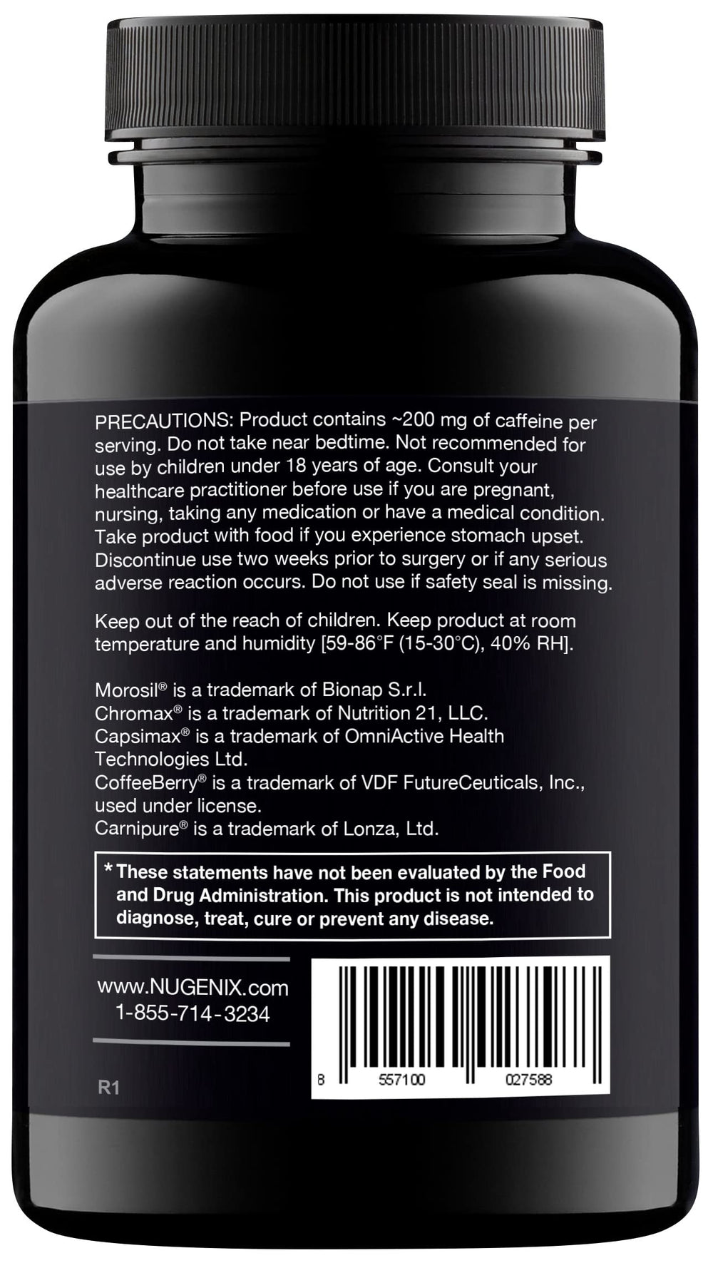 One daily serving of Nugenix Thermo supplement