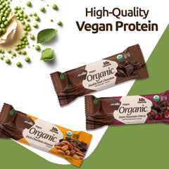 NuGo Organic real dark chocolate coating provides natural flavor without artificial sweeteners.