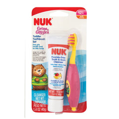 Age indication 12 months and up on NUK cleanser