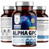 Number One Nutrition Alpha GPC 600mg capsules bottle - hero image