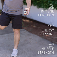 Close-up of capsules for the product