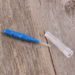 Brush between teeth cleaning interdental spaces