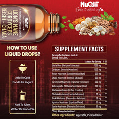 Ashwagandha and mushroom blend