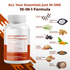 Elderberry and Turmeric ingredients for NURAFUSE Fisetin