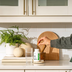 Gluten-free badge with Nuray product packaging