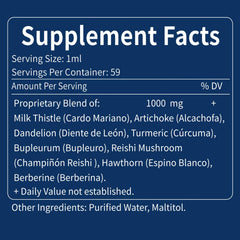 Nurbetoxa liver detox drops bottle and dosage drops