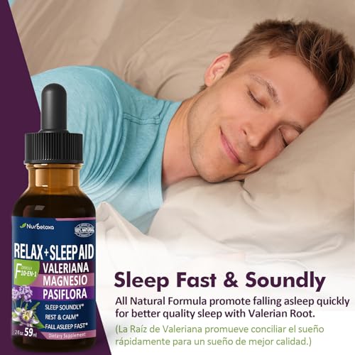 Product label for Nurbetoxa Valerian Root Sleep Aid Drops