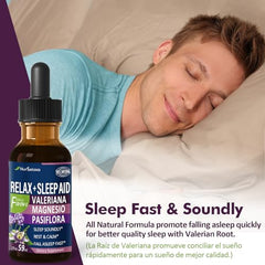 Product label for Nurbetoxa Valerian Root Sleep Aid Drops
