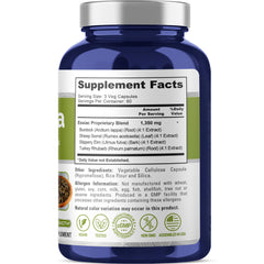 NusaPure Essiac Tea bottle with label