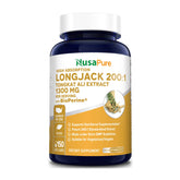 Front of NusaPure Longjack Tongkat Ali 260,000mg bottle