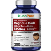 NusaPure Magnolia Bark 20:1 Extract capsule close-up