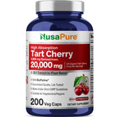 NusaPure Tart Cherry 20:1 Extract bottle label