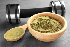 Nutiva hemp protein being cold-processed