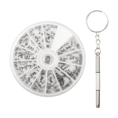 NUTJAM 120 PCS Eyeglass Repair Kit contents
